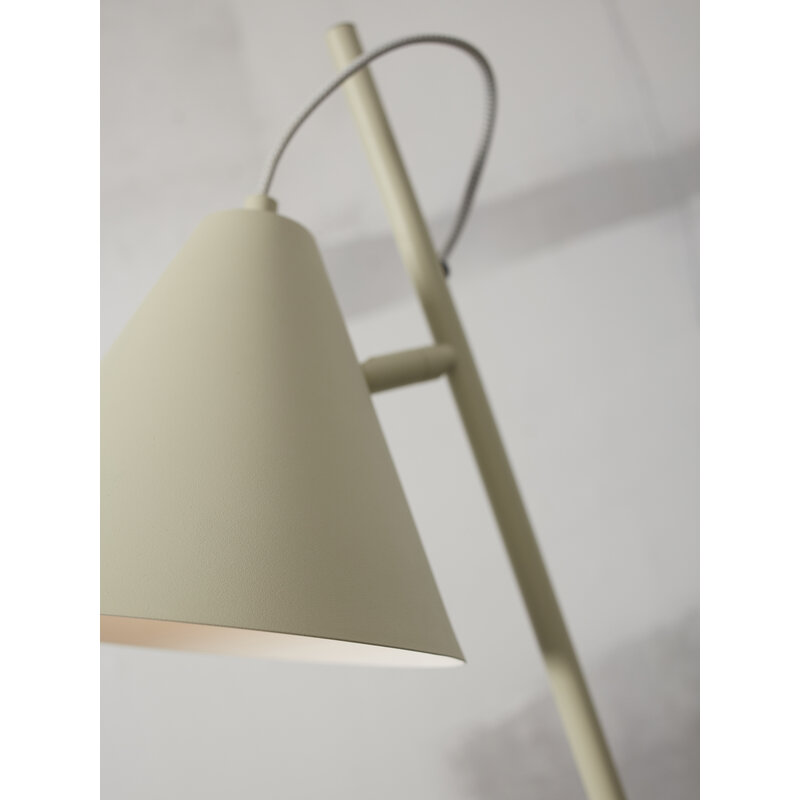 it's about RoMi-collectie Floor lamp Lisbon pointed shade, soft green