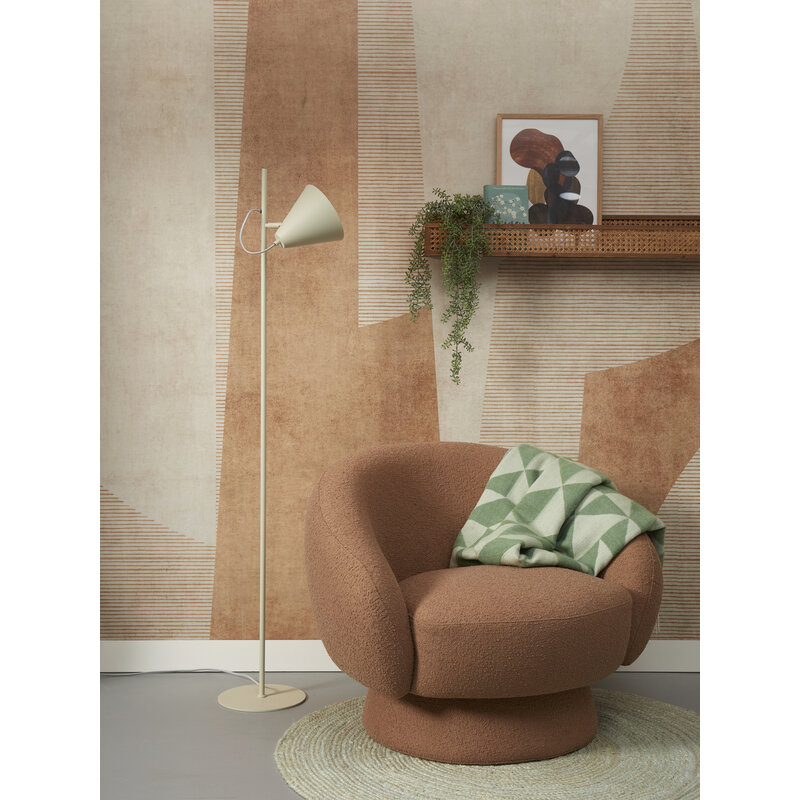 it's about RoMi-collectie Floor lamp Lisbon pointed shade, soft green