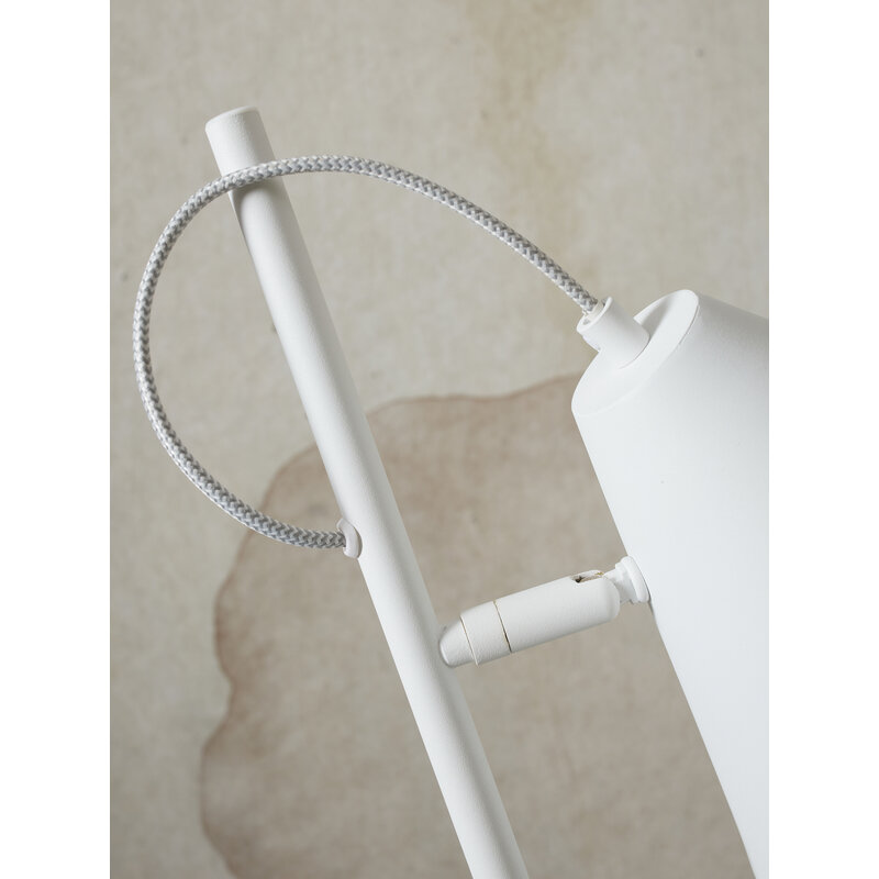 it's about RoMi-collectie Floor lamp Lisbon pointed shade, white