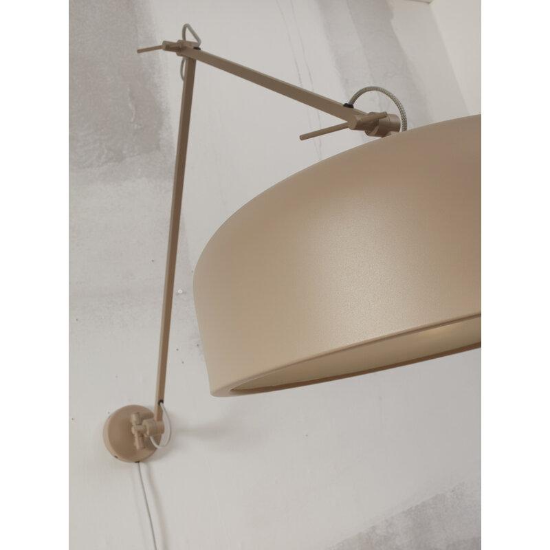 it's about RoMi-collectie Wall lamp iron Marseille, sand