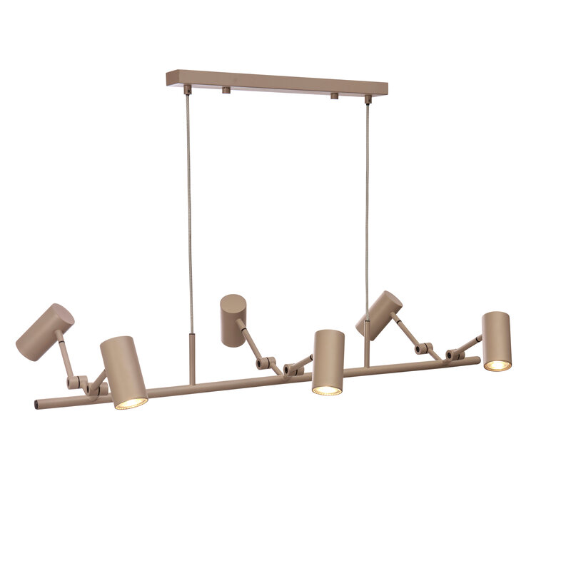 it's about RoMi-collectie Hanglamp Montreux 6-arm, zand