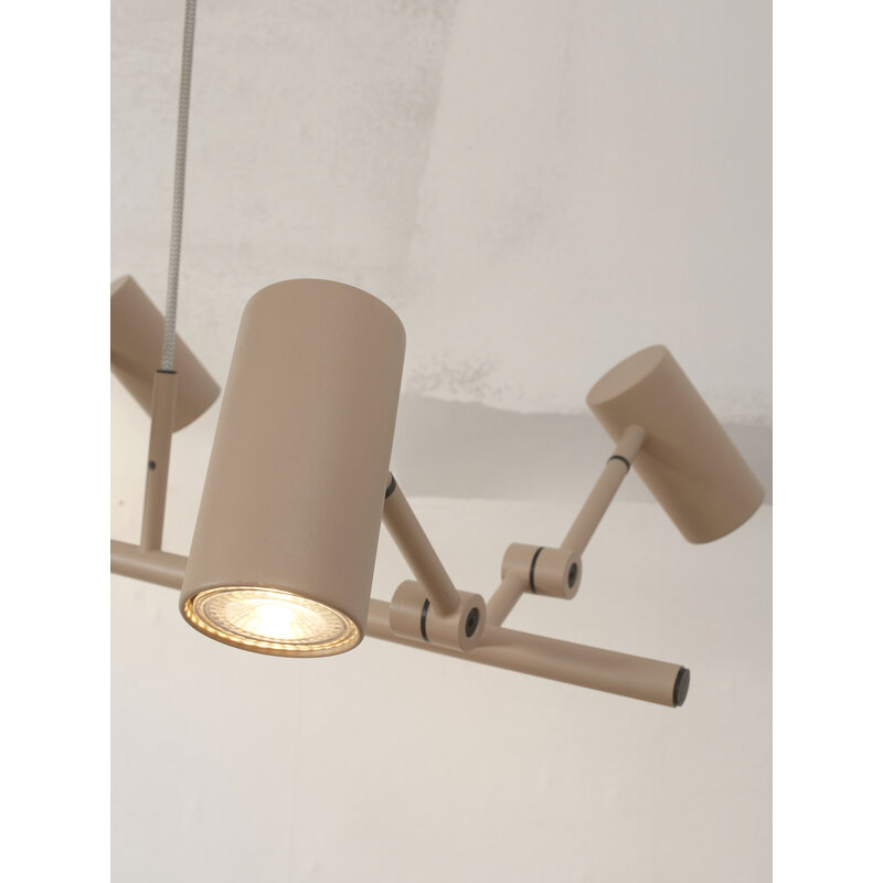 it's about RoMi-collectie Hanglamp Montreux 6-arm, zand