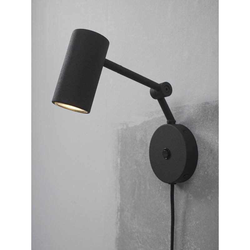 it's about RoMi-collectie Wall lamp iron Montreux, black