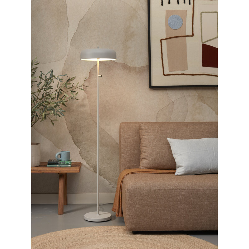 it's about RoMi-collectie Vloerlamp ijzer Porto, l.grijs