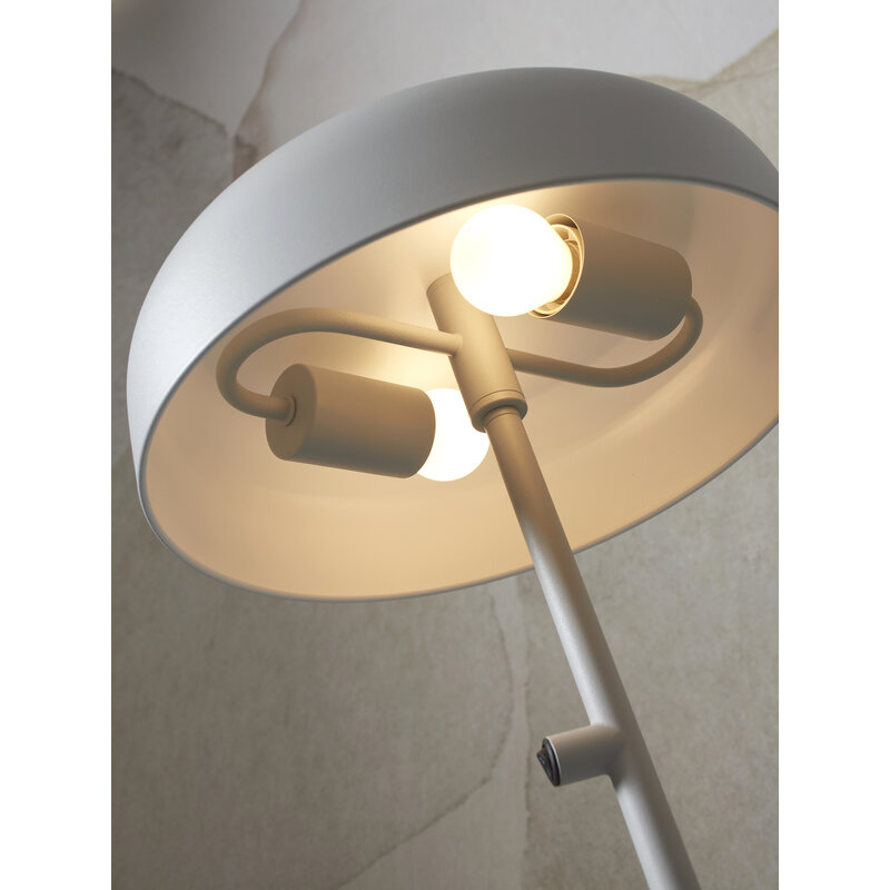 it's about RoMi-collectie Vloerlamp ijzer Porto, l.grijs