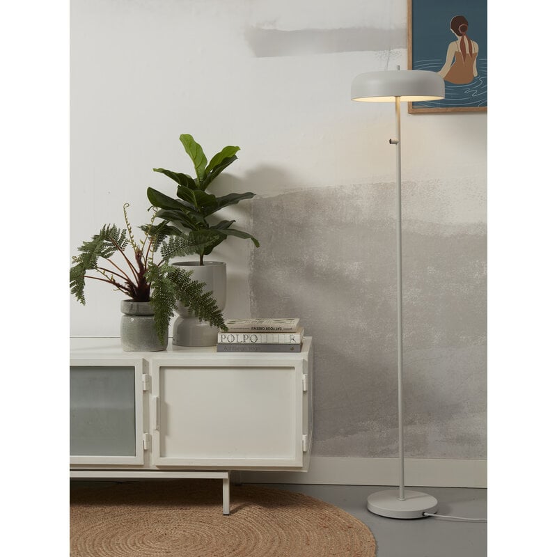 it's about RoMi-collectie Vloerlamp ijzer Porto, l.grijs