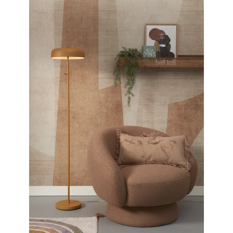 it's about RoMi-collectie Floor lamp iron Porto, mustard