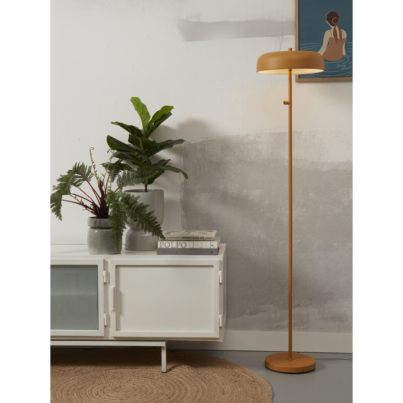 it's about RoMi-collectie Vloerlamp ijzer Porto, mosterd