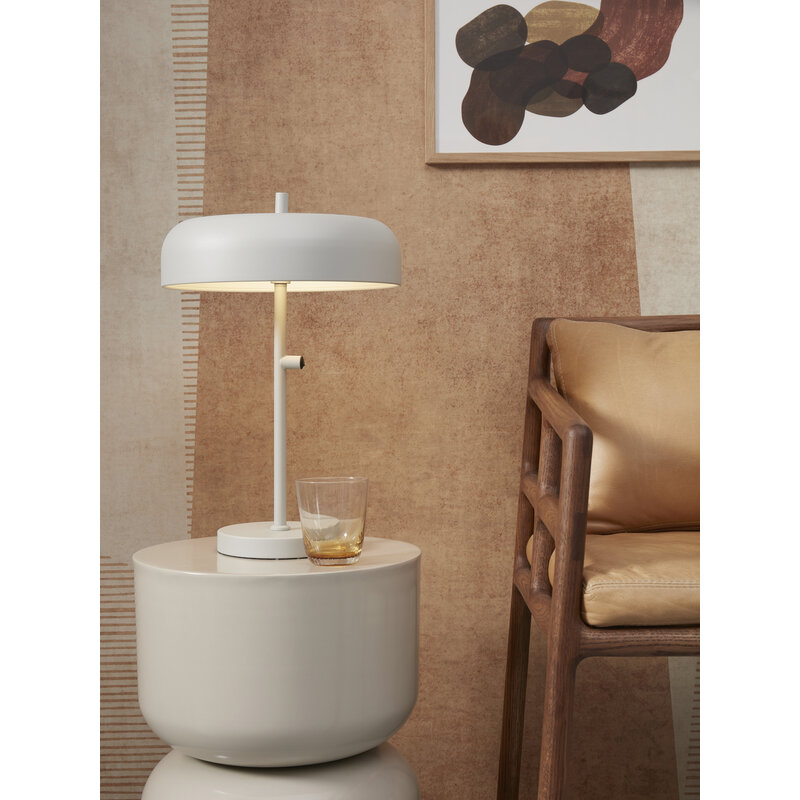 it's about RoMi-collectie Table lamp iron Porto L, light grey