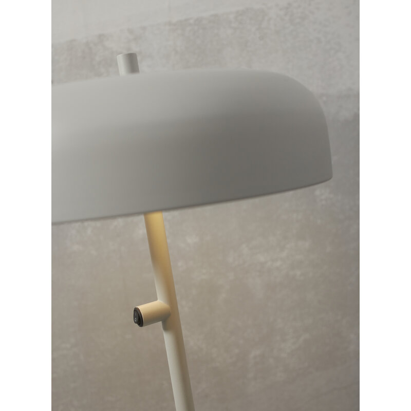 it's about RoMi-collectie Tafellamp ijzer Porto L, l.grijs