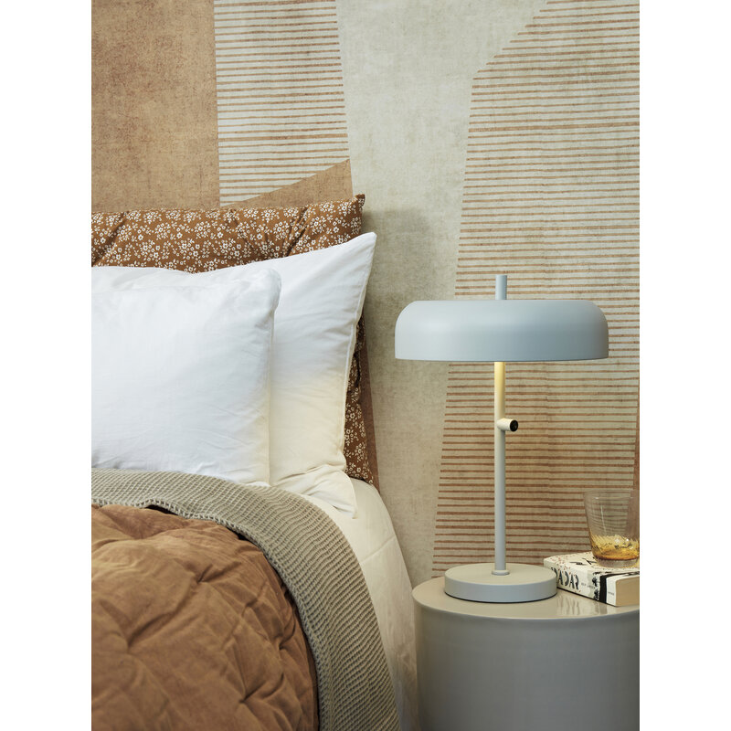 it's about RoMi-collectie Table lamp iron Porto L, light grey