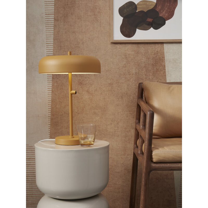 it's about RoMi-collectie Table lamp iron Porto L, mustard