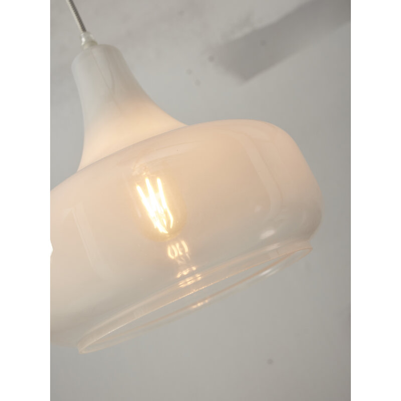 it's about RoMi-collectie Hanging lamp Reykjavik c.gradient milk white, L