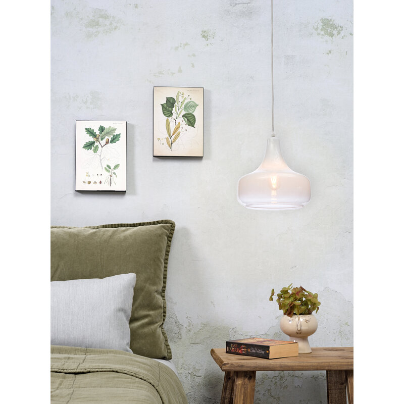it's about RoMi-collectie Hanging lamp Reykjavik c.gradient milk white, L
