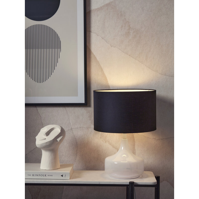 it's about RoMi-collectie Table lamp Reykjavik/shade 32x20cm, black