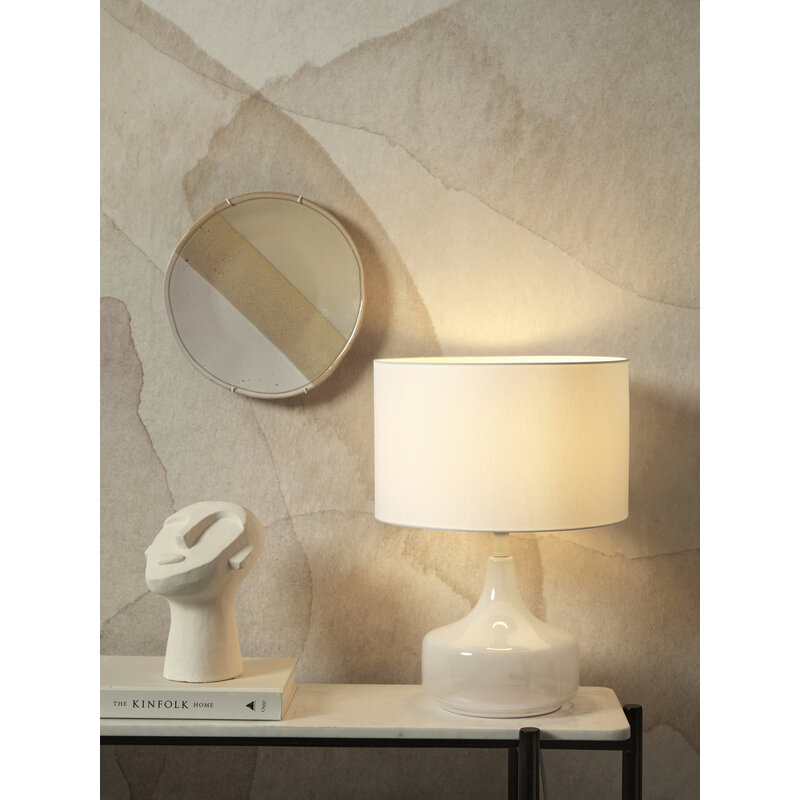 it's about RoMi-collectie Table lamp Reykjavik/shade 32x20cm, white