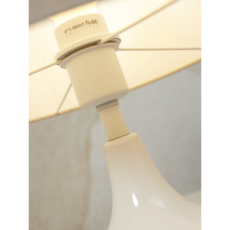 it's about RoMi-collectie Table lamp Reykjavik/shade 32x20cm, white