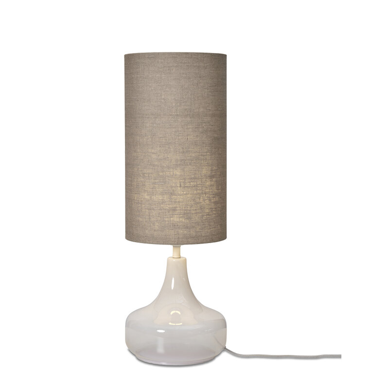 it's about RoMi-collectie Table lamp Reykjavik/shade 25x45cm, dark linen