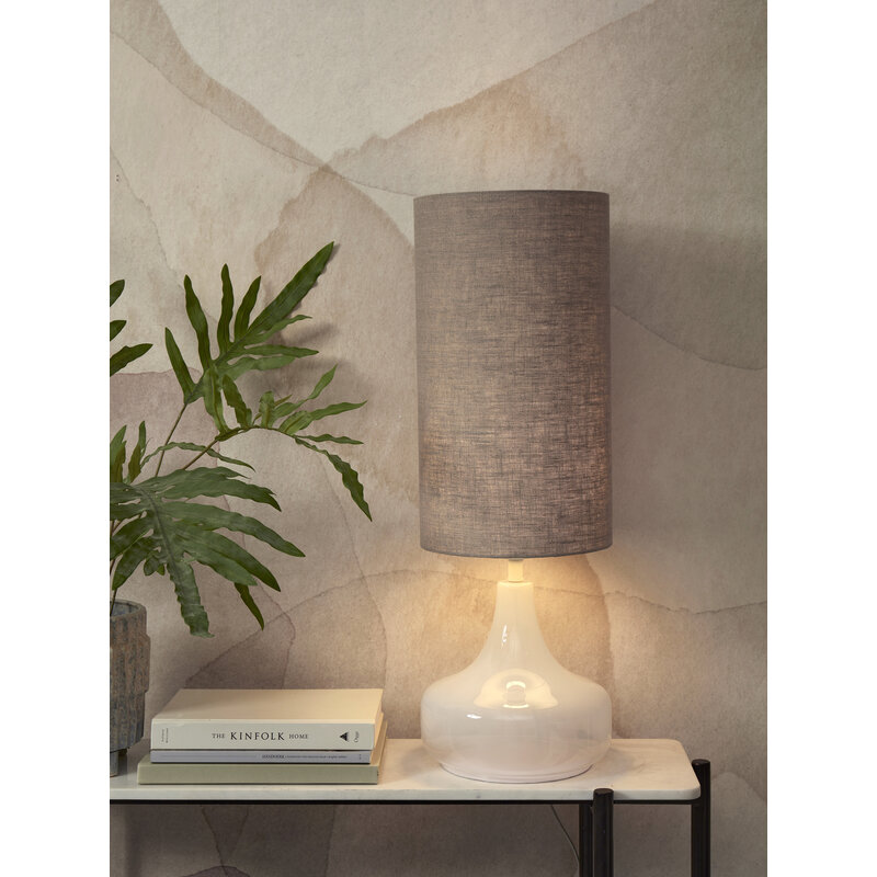 it's about RoMi-collectie Table lamp Reykjavik/shade 25x45cm, dark linen