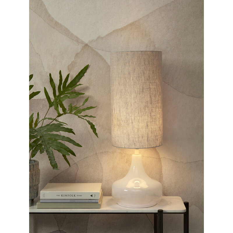 it's about RoMi-collectie Table lamp Reykjavik/shade 25x45cm, light linen
