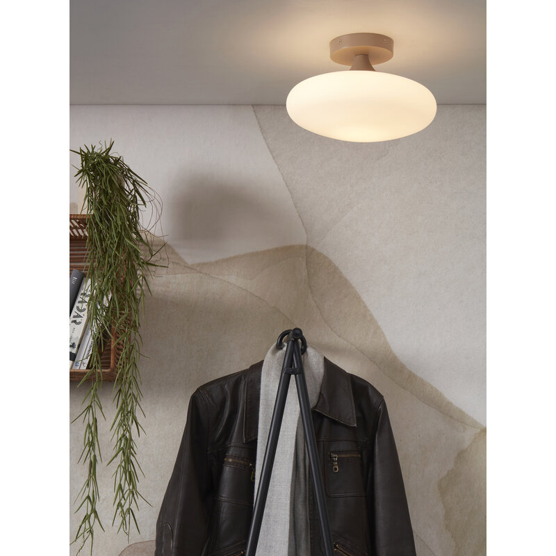 it's about RoMi-collectie Ceiling lamp Sapporo glass white/sand, S