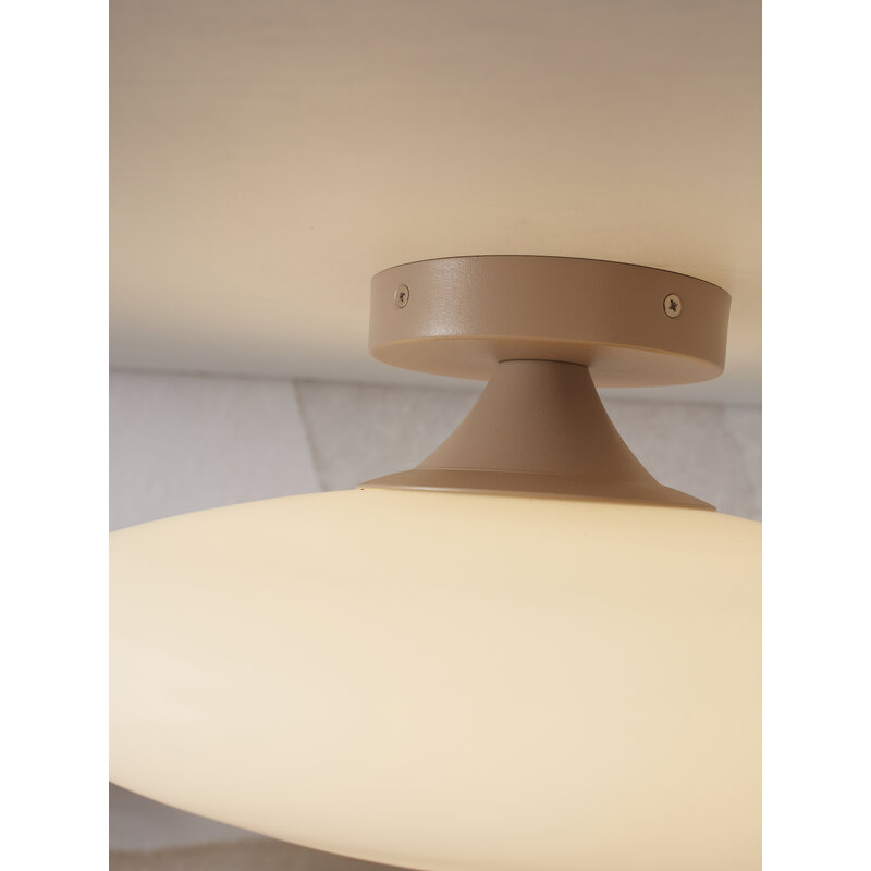 it's about RoMi-collectie Ceiling lamp Sapporo glass white/sand, S
