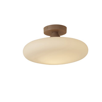 it's about RoMi Ceiling lamp Sapporo glass white/sand, L