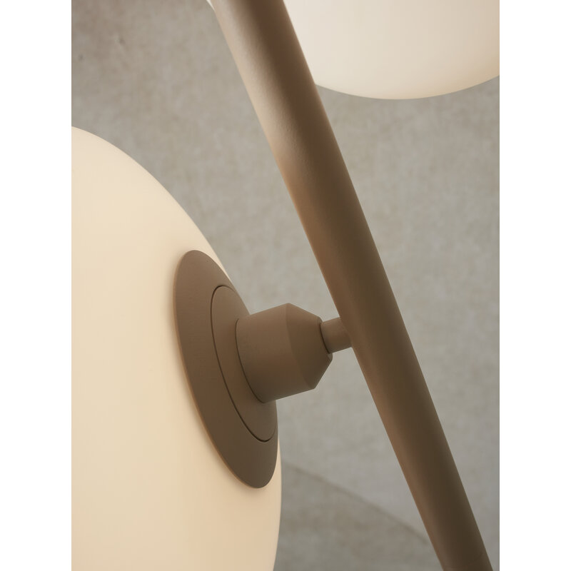 it's about RoMi-collectie Vloerlamp Sapporo 3-schijf wit/zand