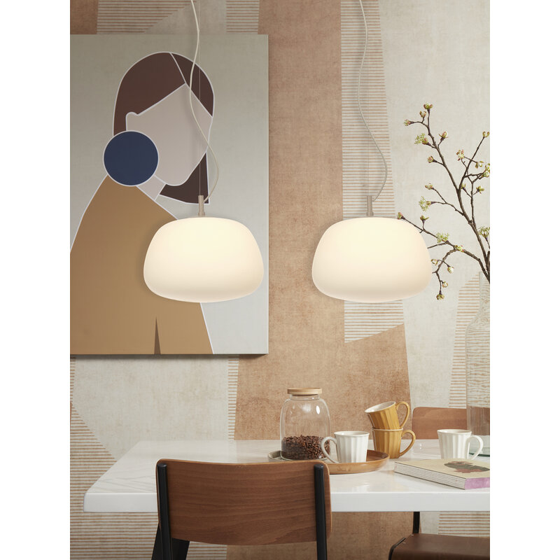 it's about RoMi-collectie Hanging lamp Sapporo white/sand, L