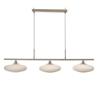 it's about RoMi Hanglamp Sapporo 3-schijf wit/zand