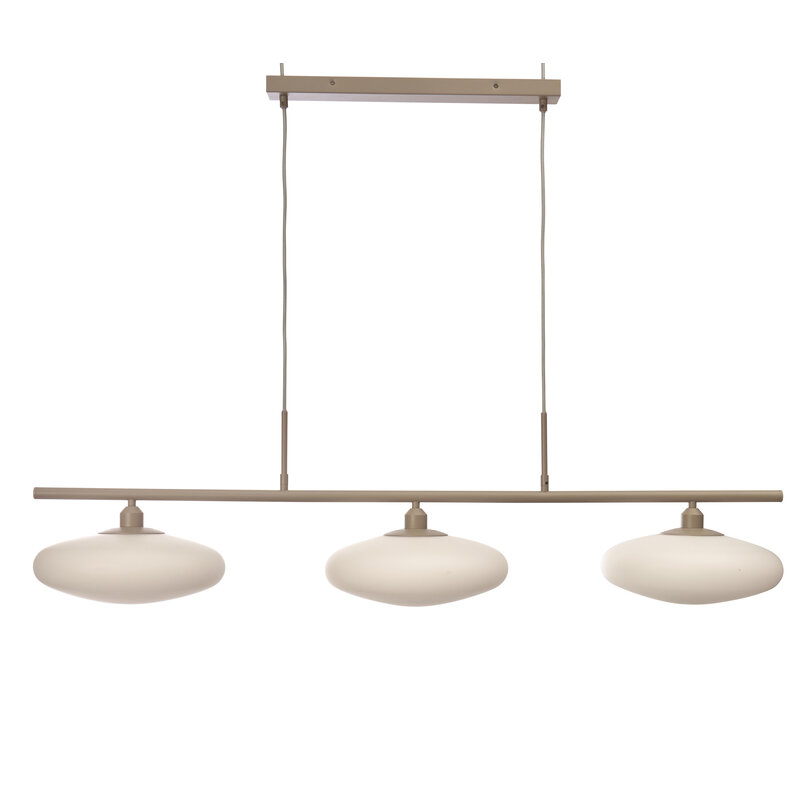 it's about RoMi-collectie Hanglamp Sapporo 3-schijf wit/zand