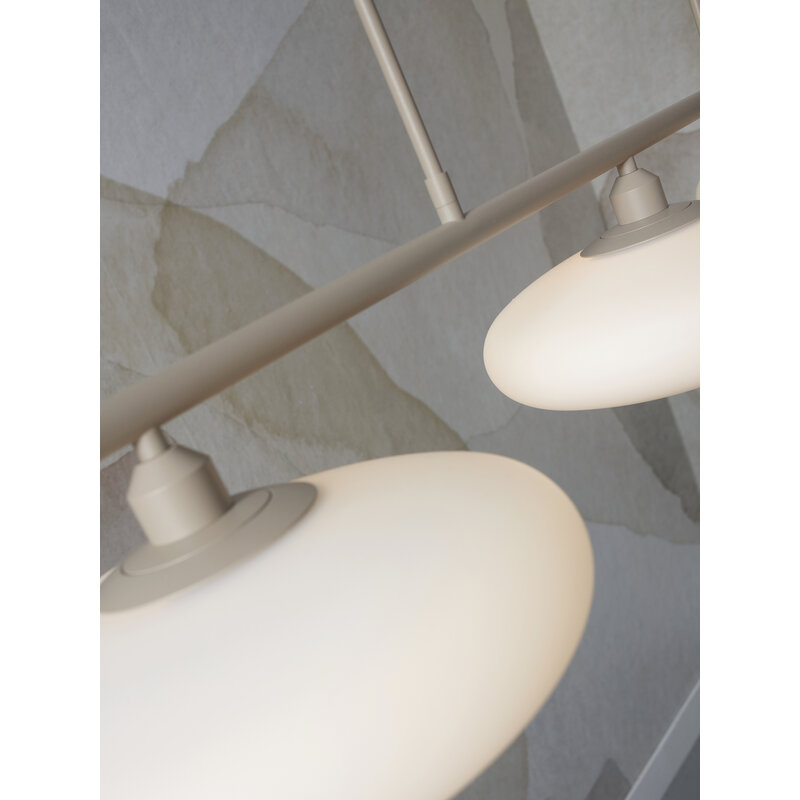 it's about RoMi-collectie Hanglamp Sapporo 3-schijf wit/zand