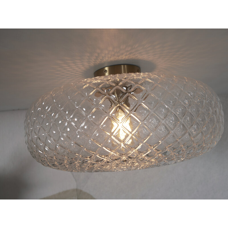 it's about RoMi-collectie Ceiling lamp Venice dia.44cm, gold/clear