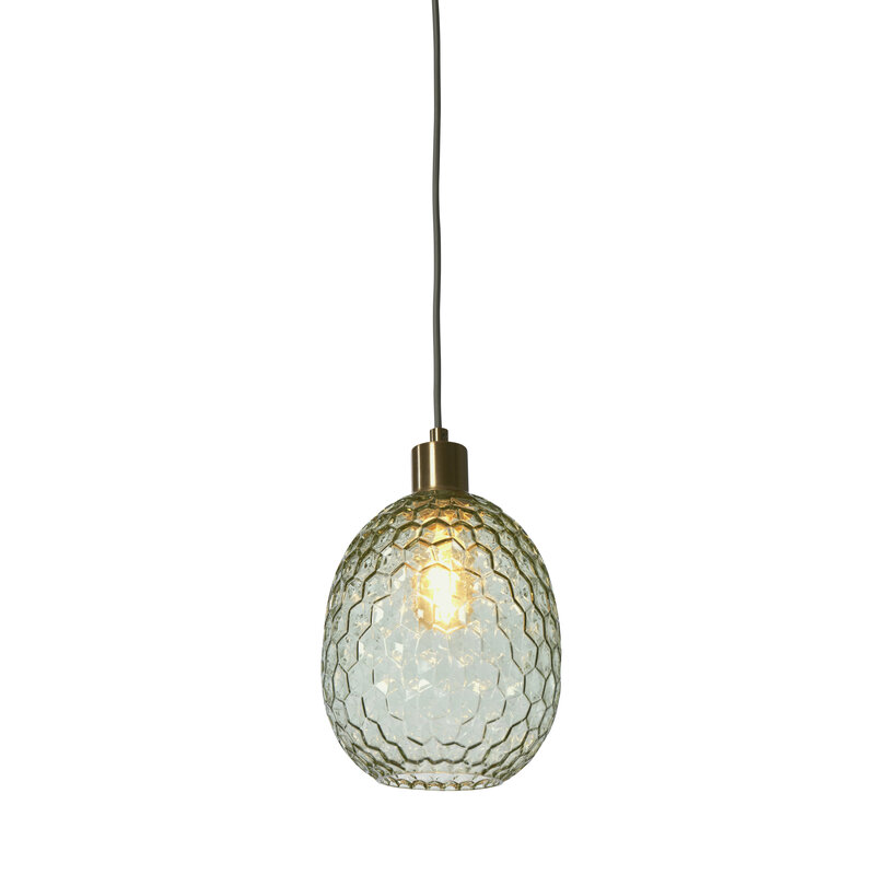 it's about RoMi-collectie Hanglamp glas Venice ovaal, groen