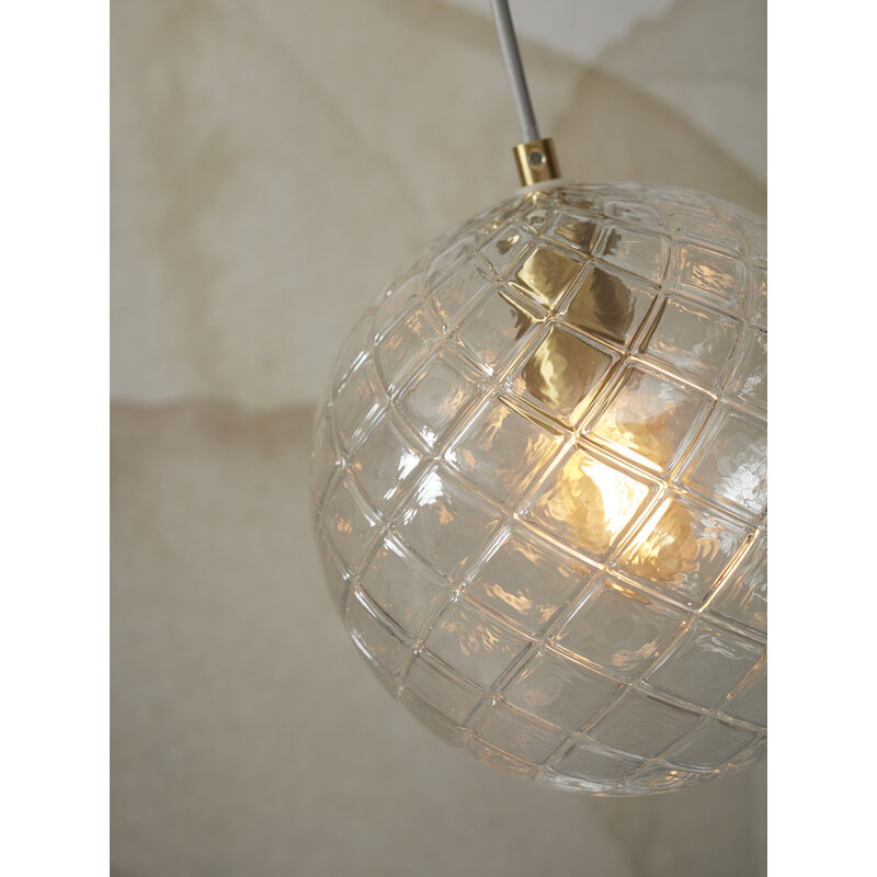 it's about RoMi-collectie Hanglamp glas Venice bol, transp.