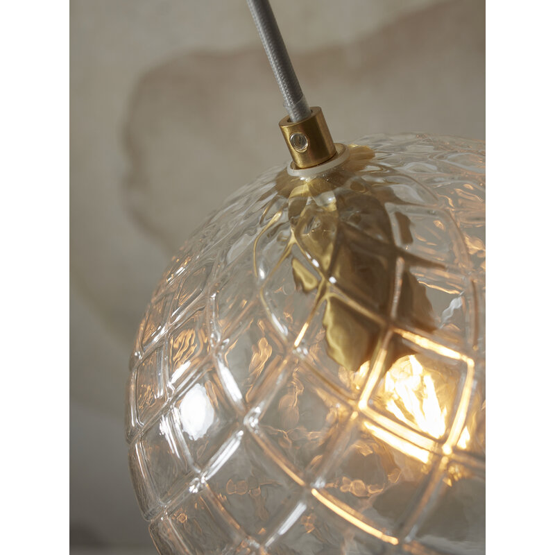 it's about RoMi-collectie Hanging lamp glass Venice globe, clear