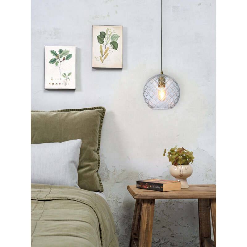 it's about RoMi-collectie Hanglamp glas Venice bol, transp.