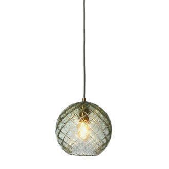 it's about RoMi Hanging lamp glass Venice globe, green