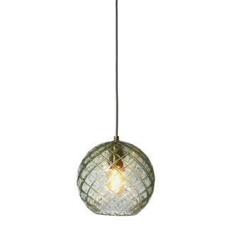 it's about RoMi Hanglamp glas Venice bol, groen