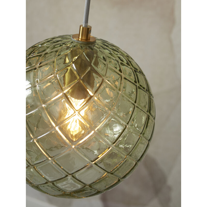 it's about RoMi-collectie Hanglamp glas Venice bol, groen