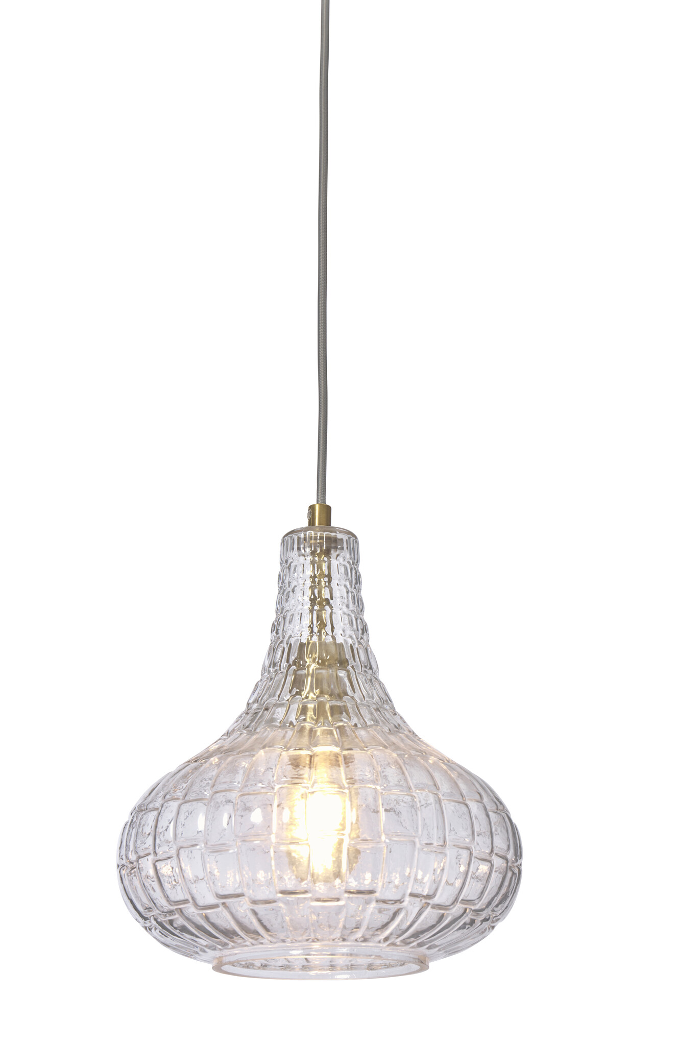 it's about RoMi-collectie Hanglamp glas Venice druppel, transp.