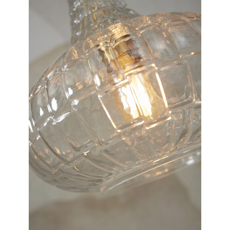 it's about RoMi-collectie Hanging lamp glass Venice drop, clear