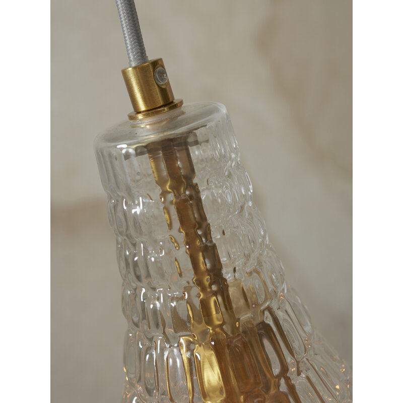 it's about RoMi-collectie Hanging lamp glass Venice drop, clear