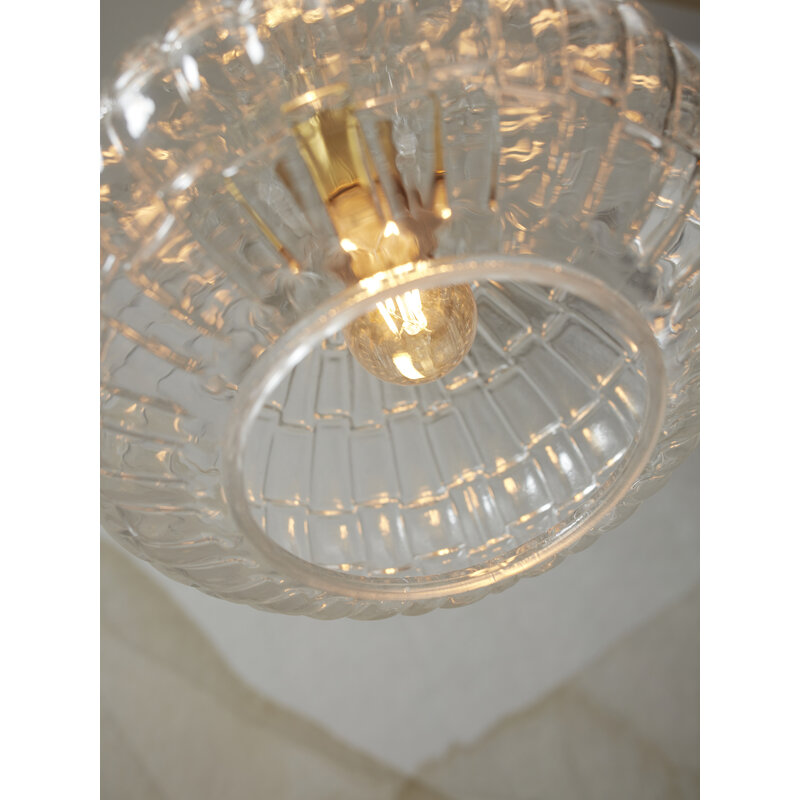 it's about RoMi-collectie Hanging lamp glass Venice drop, clear