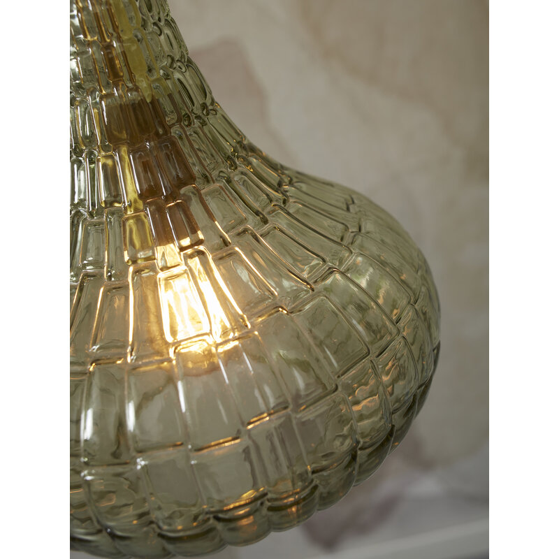 it's about RoMi-collectie Hanging lamp glass Venice drop, green