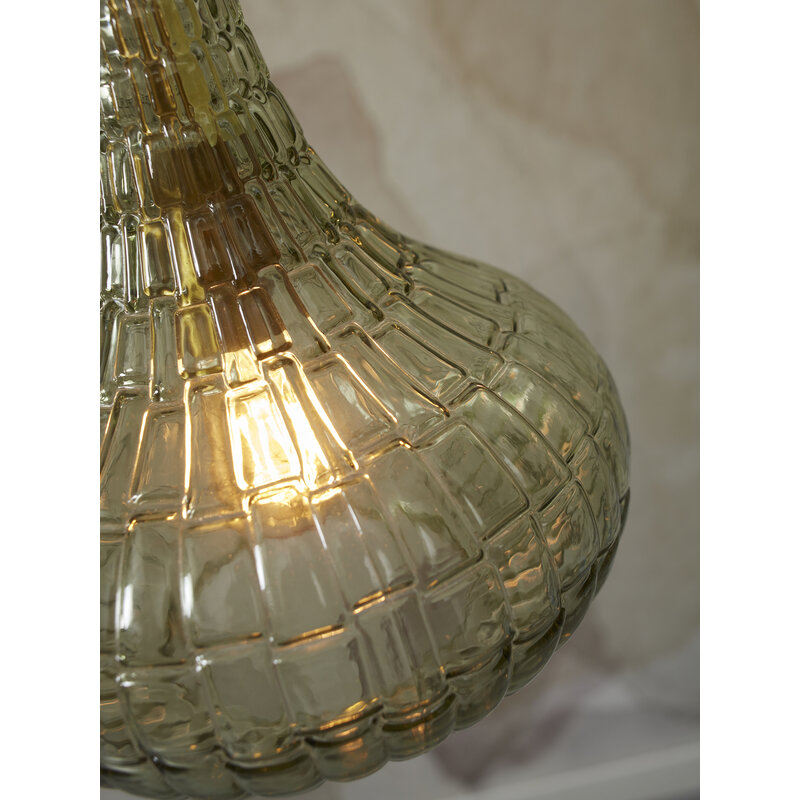 it's about RoMi-collectie Hanglamp glas Venice druppel, groen