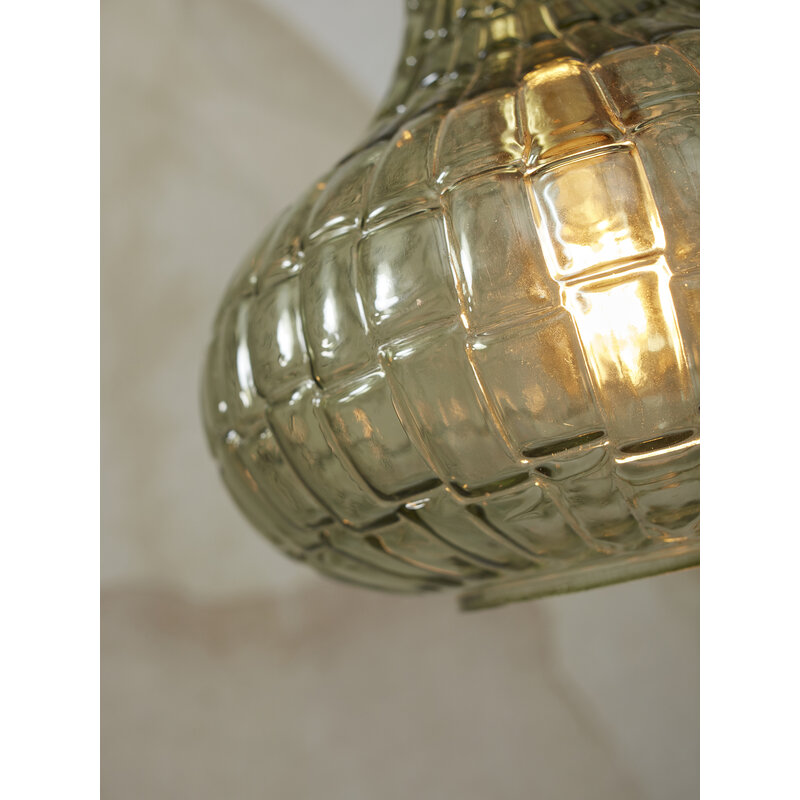 it's about RoMi-collectie Hanglamp glas Venice druppel, groen