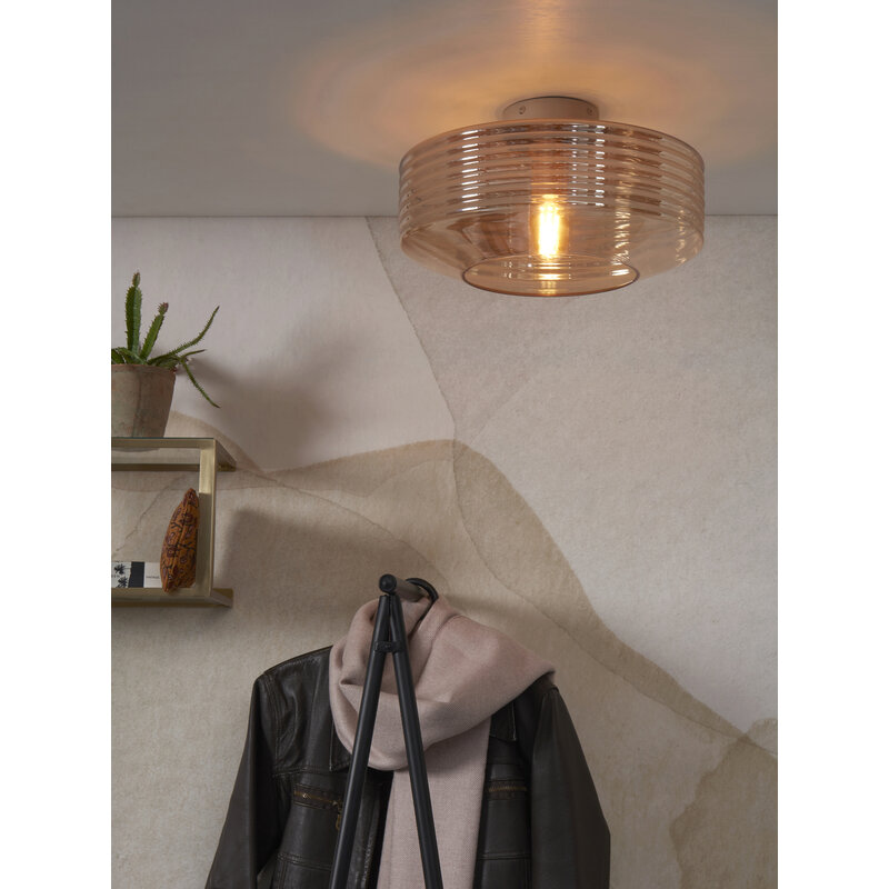 it's about RoMi-collectie Ceiling lamp glass Verona, amber