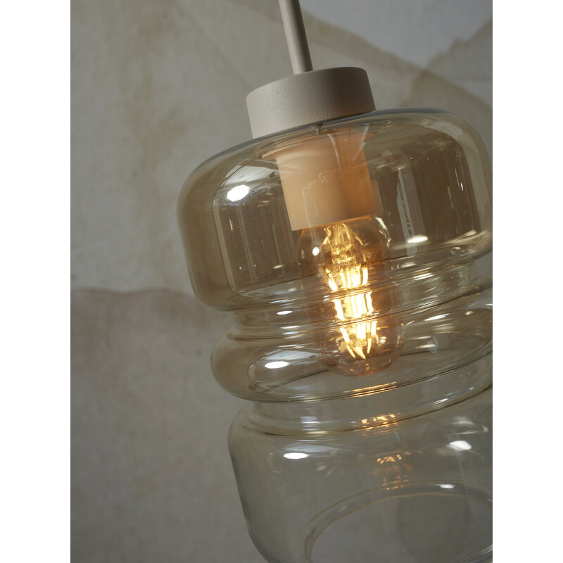 it's about RoMi-collectie Hanglamp Verona, kleurverloop amber