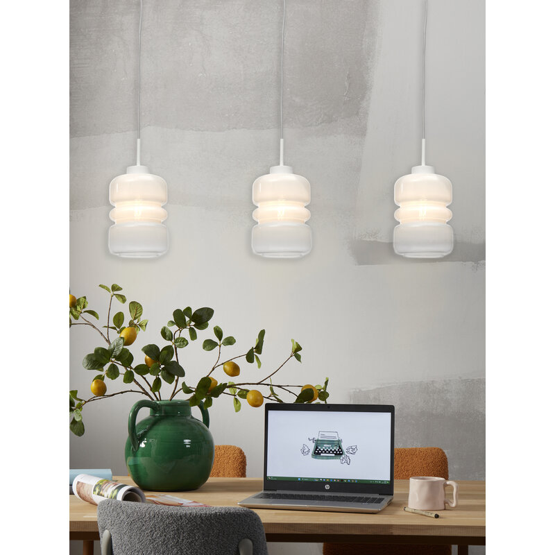 it's about RoMi-collectie Hanging lamp Verona, c.gradient milk white